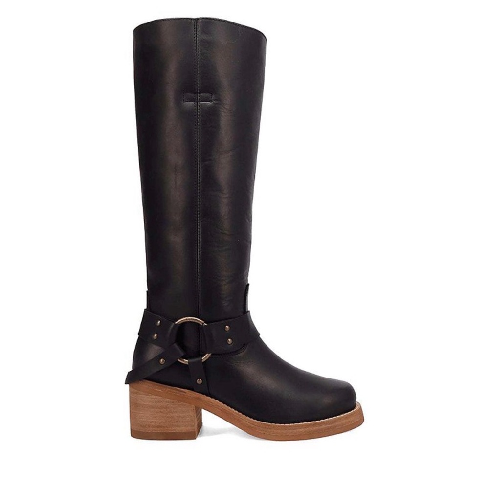 ~SOLD~Dingo Casbah Black Women's Knee-High Leather Boots